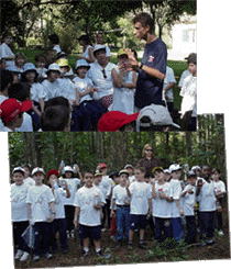 Trilha ecol&oacute;gica: alunos aprendem na pr&aacute;tica sobre ecossistemas em Itu