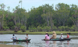 Piabeiros - Foto: Ning L. Chao - Projeto Piaba