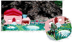 Maquete premiada, produzida pelo grupo